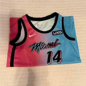 Nike Miami Basketball Jersey - Pink and Blue